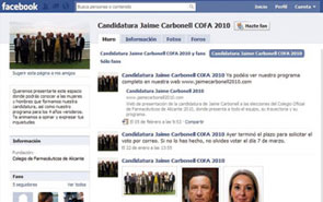 La candidatura de Jaime Carbonell en facebook